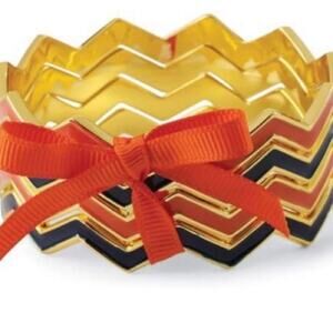 Mud Pie Red and Black Enamel Bracelet